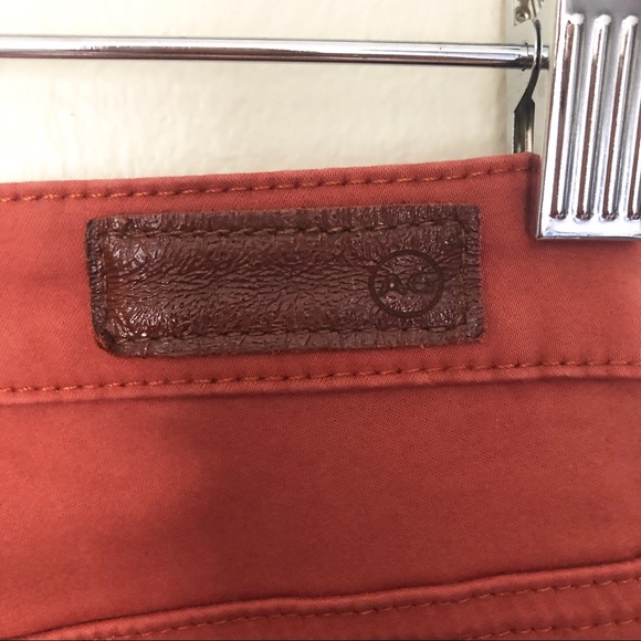 Adriano Goldschmied Jeans AG Size 25 Stilt Cigarette Terracotta Skinny - Picture 4 of 6